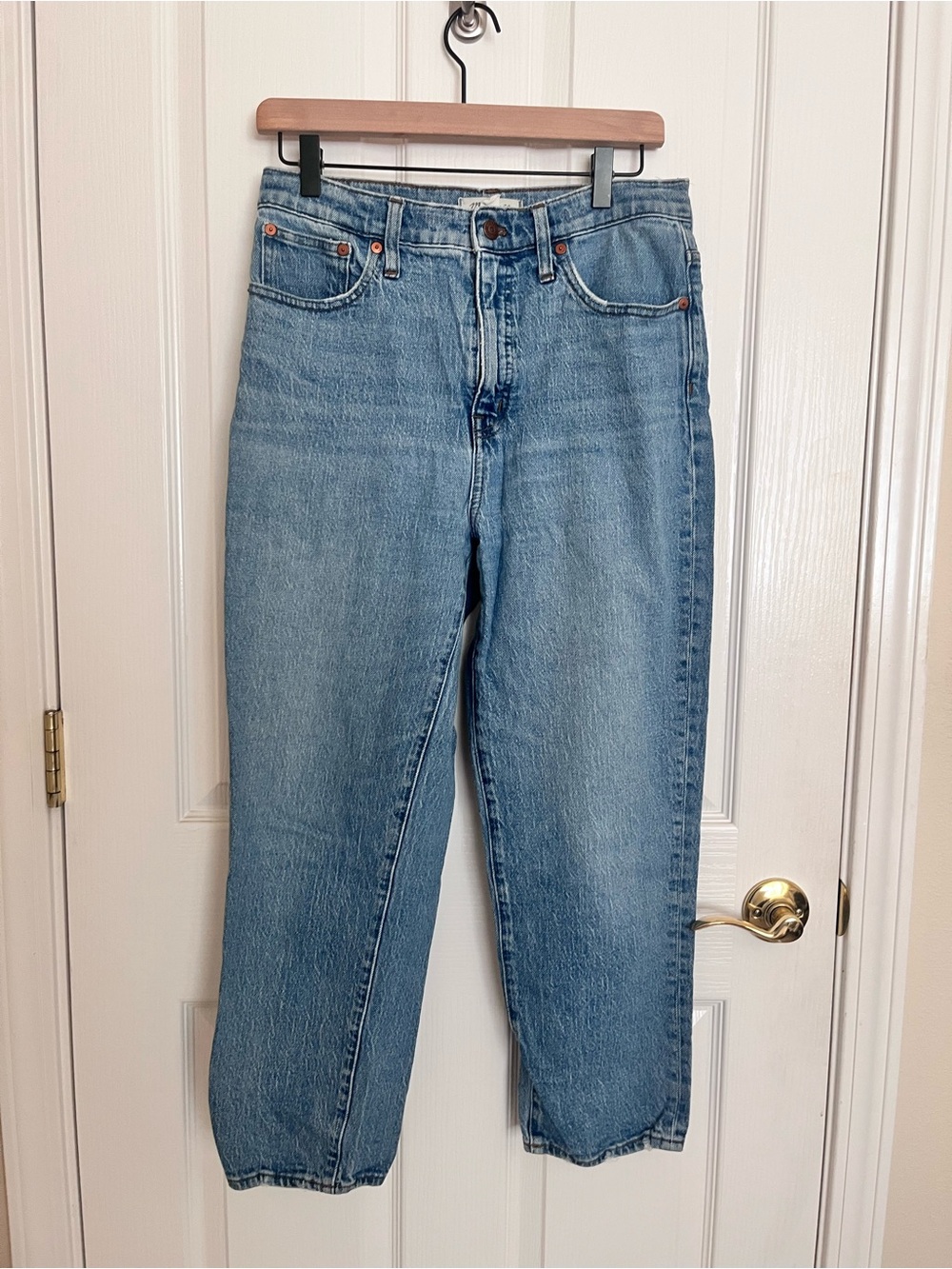 Madewell Women's Classic Straight Leg Denim Jeans